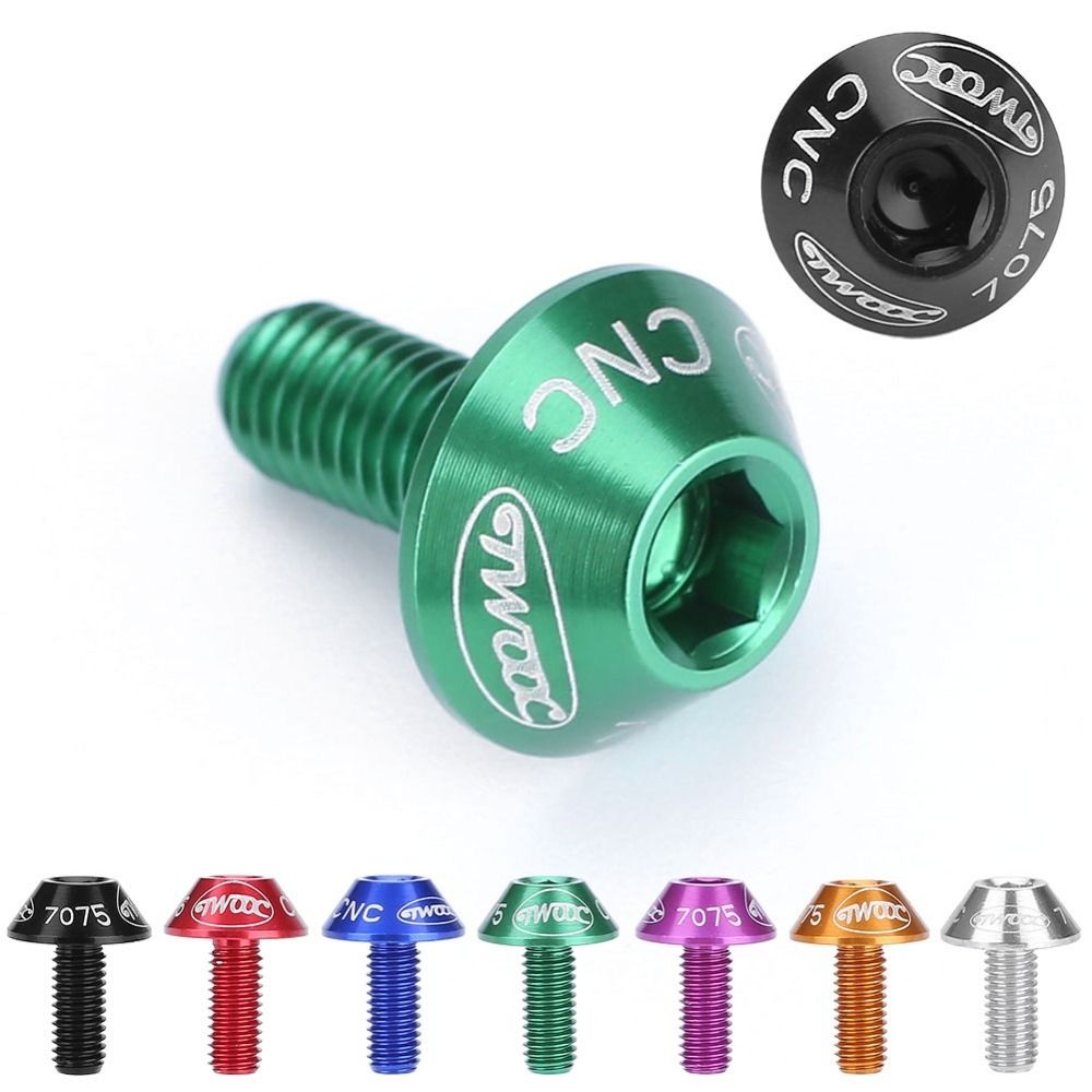 Road//Mountain Bike Bicycle Water Bottle Cage Metal Holder Rack Screw Bolt S