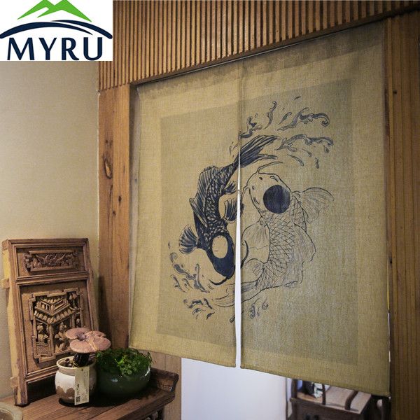 2019 Myru Japanese Style Door Curtain Restaurant Bathroom Feng