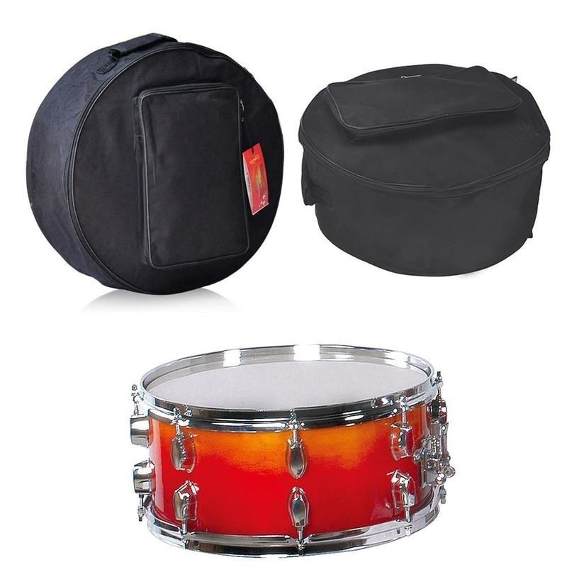 2021 15 Inch Snare Drum Bag Backpack Case With Shoulder Strap Outside