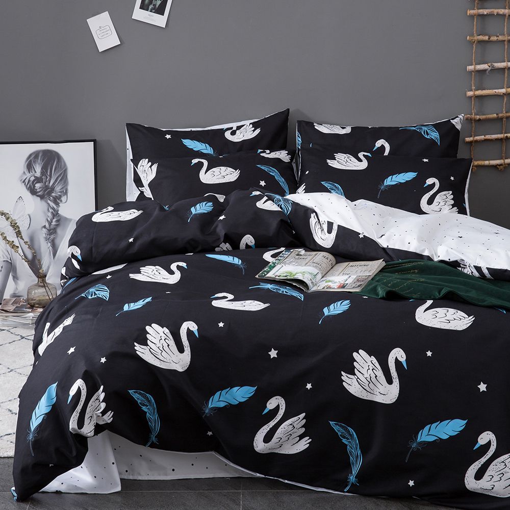 Duvet Cover Set Bedding Soft Comforter Cover With Animal Printing