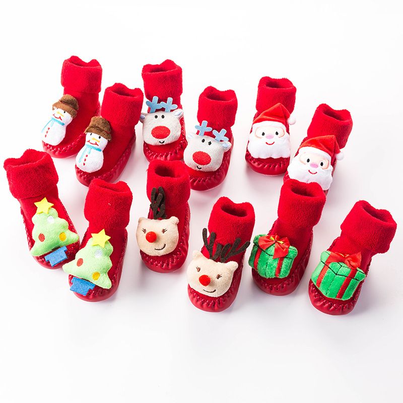 newborn christmas socks