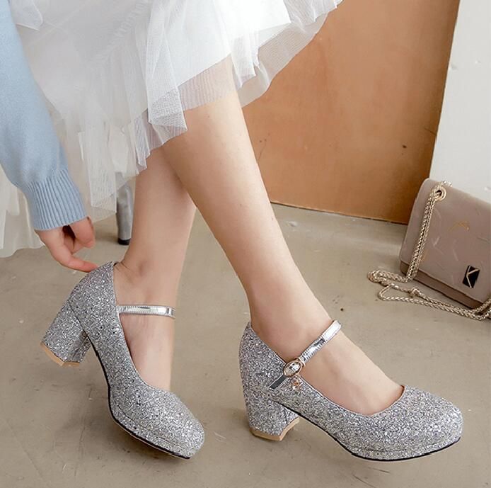 girls silver heeled shoes