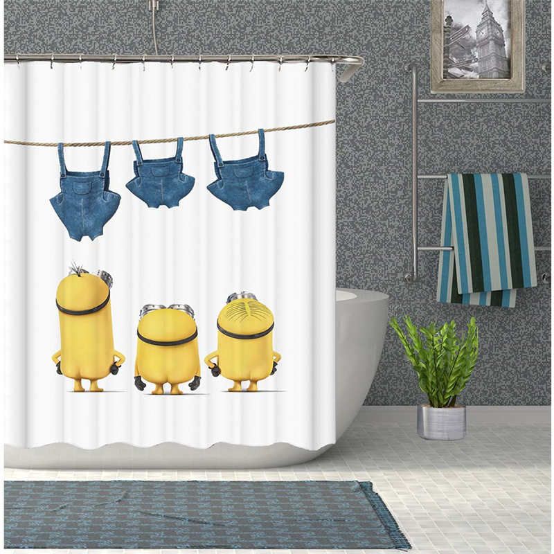 baño para niños Cortinas Baño a prueba de agua Secado rápido Resistente al moho