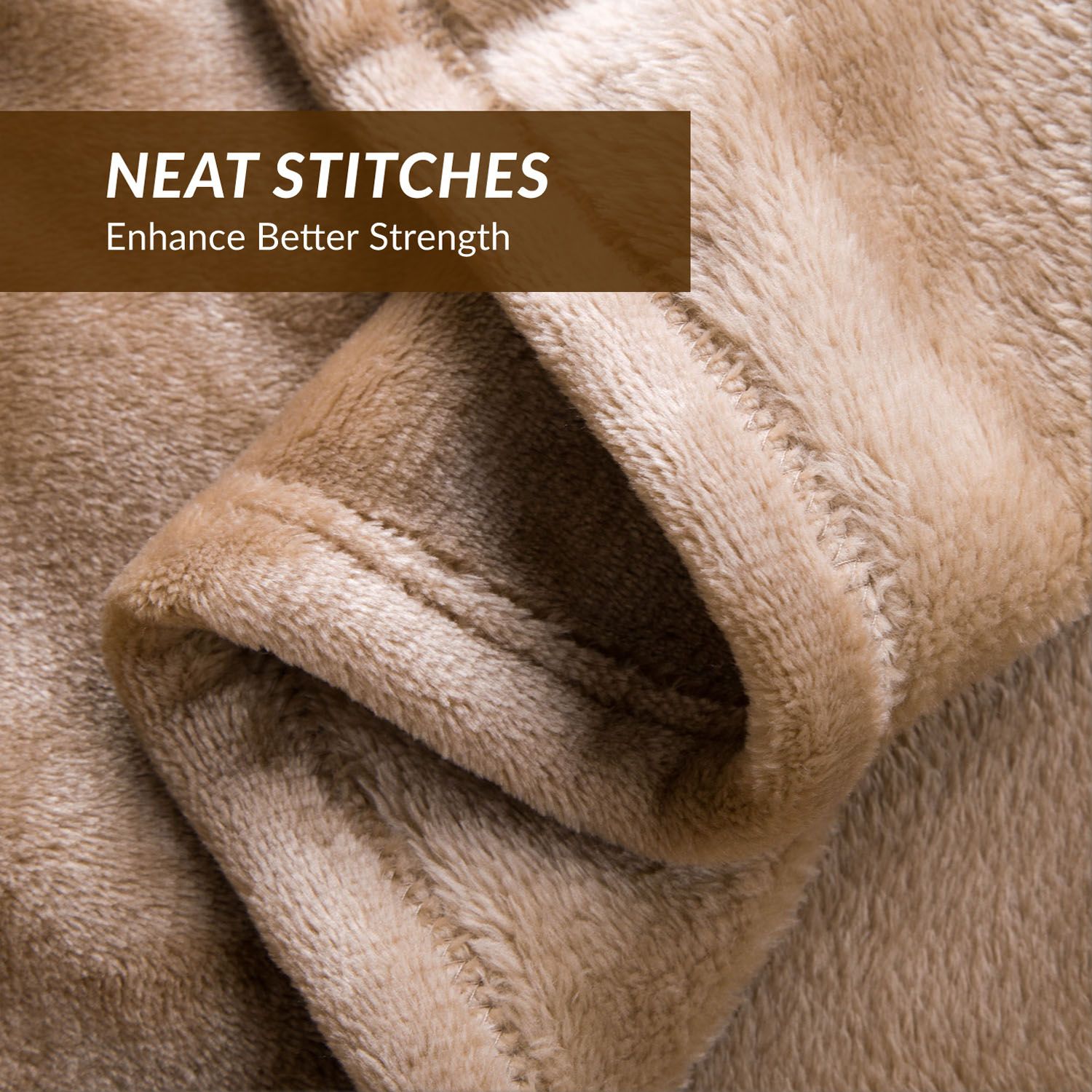 Bedsure Best Seller Wholesale Queen Size Blanket Super Soft Brown