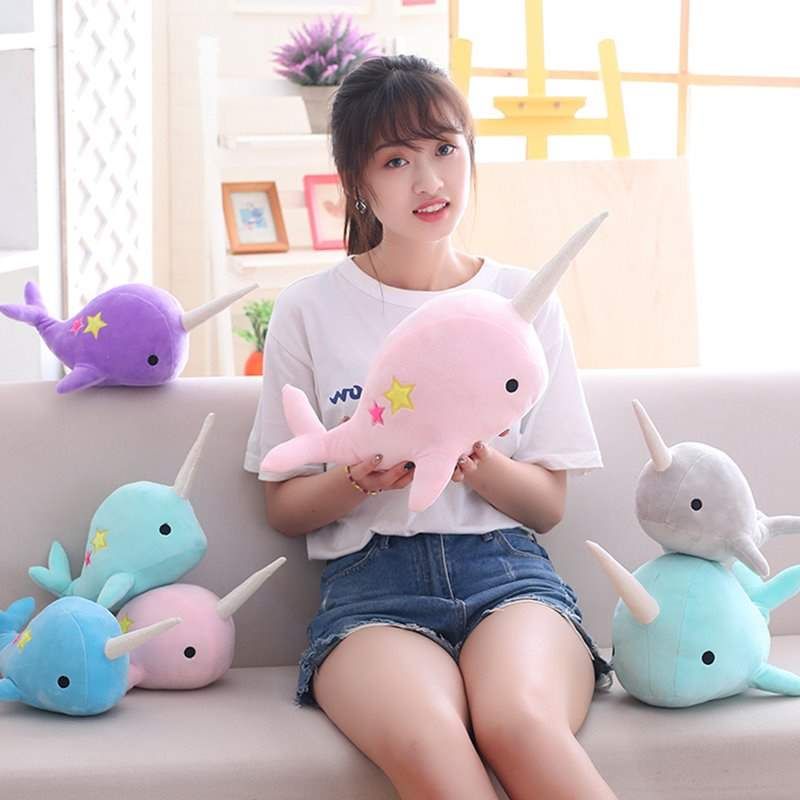 narwhal soft toy