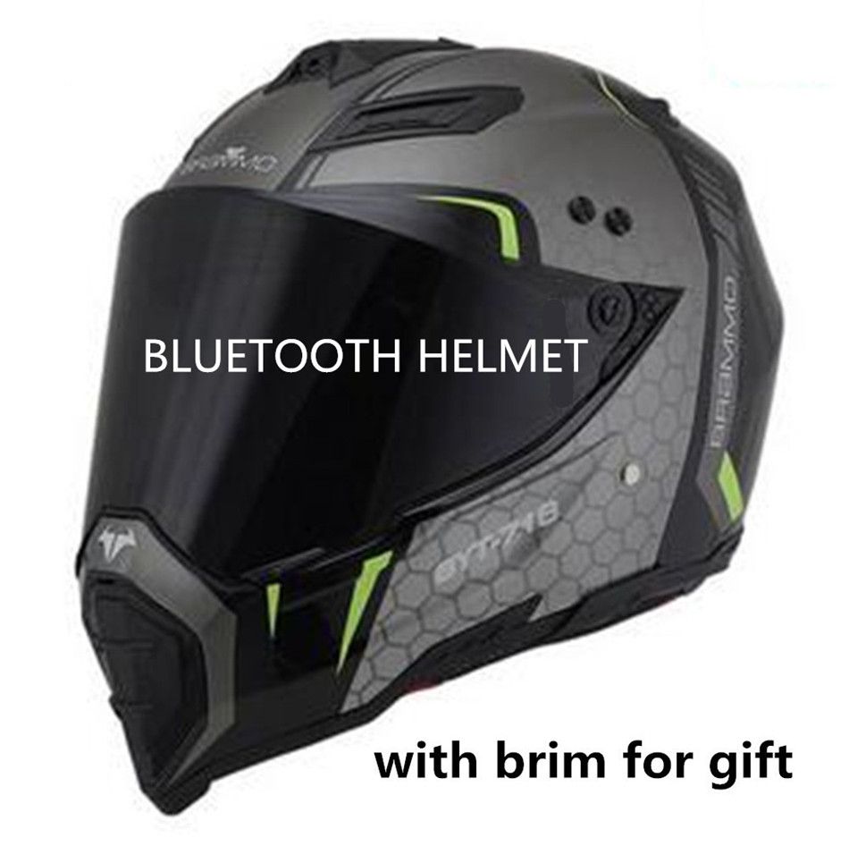 bluetooth motocross helmet