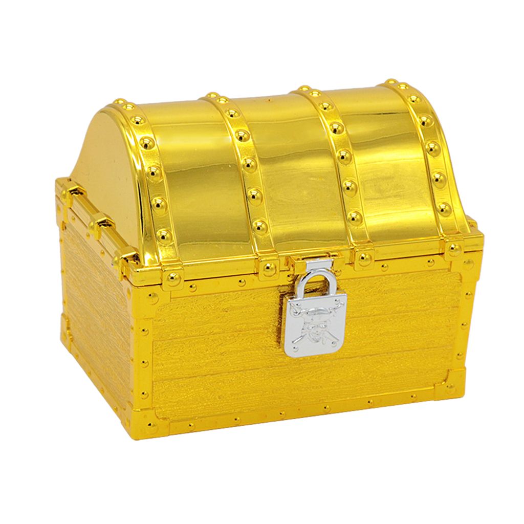 plastic treasure chest storage box