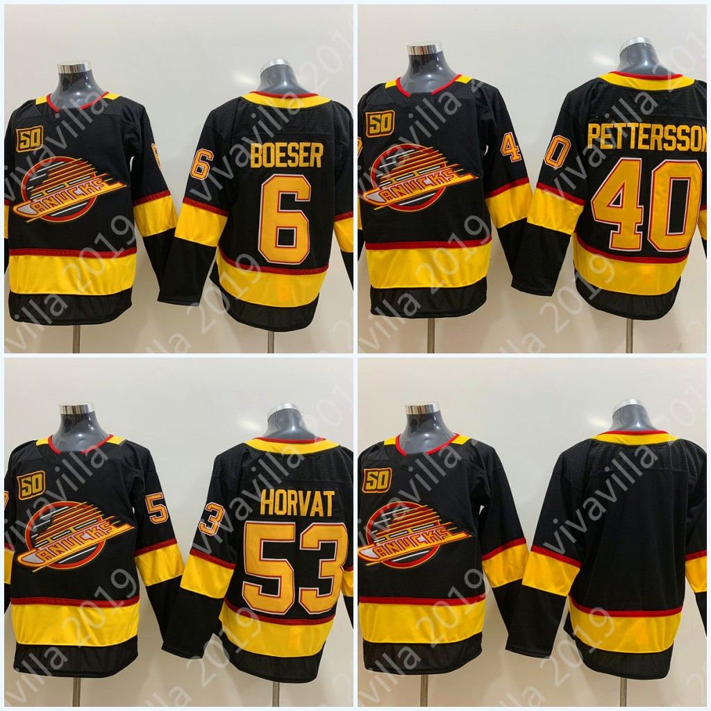 canucks black skate jersey