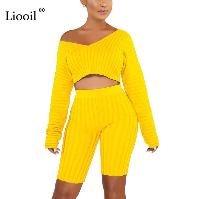 black and yellow two piece set