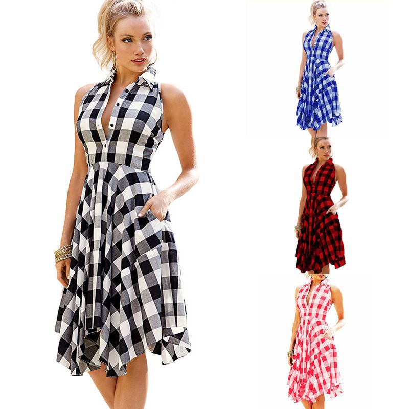 saia longa com camisa xadrez