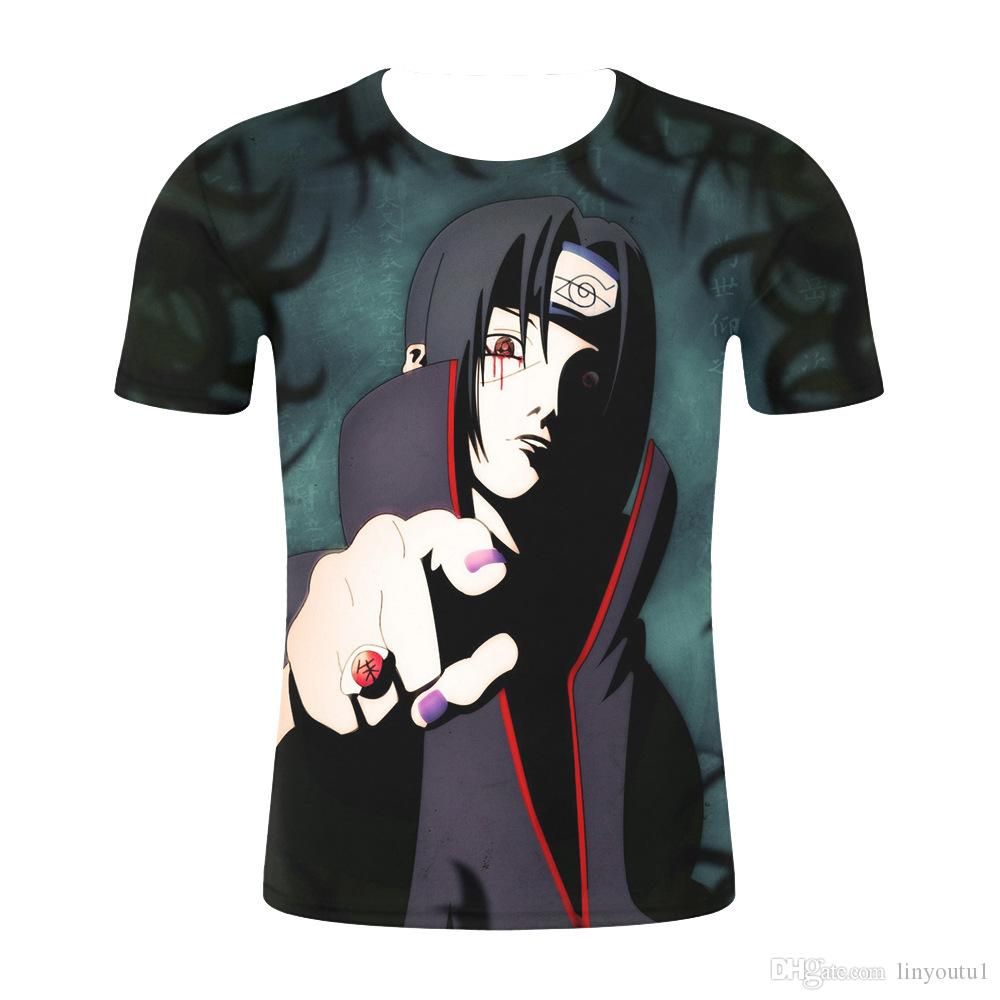 Acquistare Ninja T Shirt Della Maglietta 3D Itachi Uchiha Maglietta Degli  Uomini Di Naruto Fratello Magliette Incredibile Popolare Logo Top Nero Tees  Giappone Economico | Consegna Veloce E Qualità | DHgate Italy