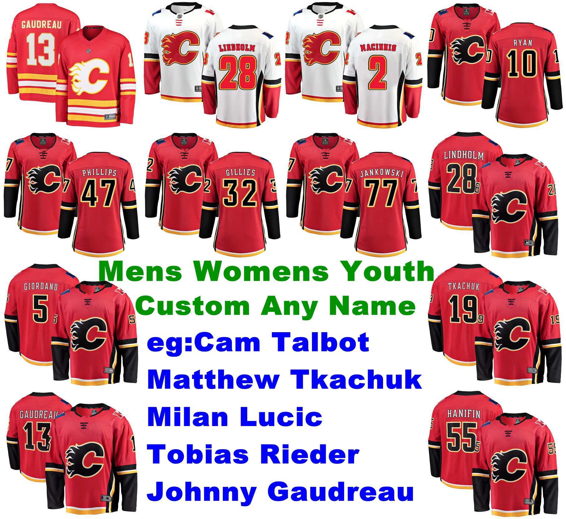 calgary flames jersey font
