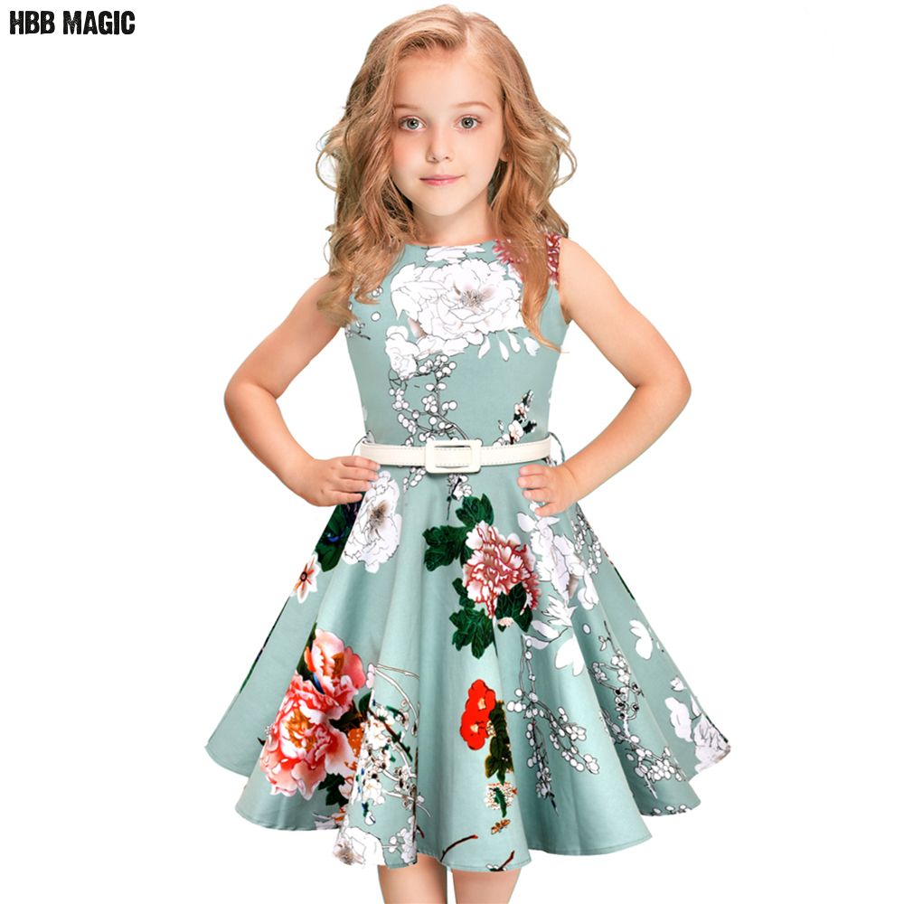 Macadán Clasificación Moderador 5 12 Años Niños Niñas Verano 50s 60 S Retro Vintage Rockabilly Estampado  Floral De Algodón Fiesta De Los Niños Princesa Vestido J190513 De 50,56 € |  DHgate