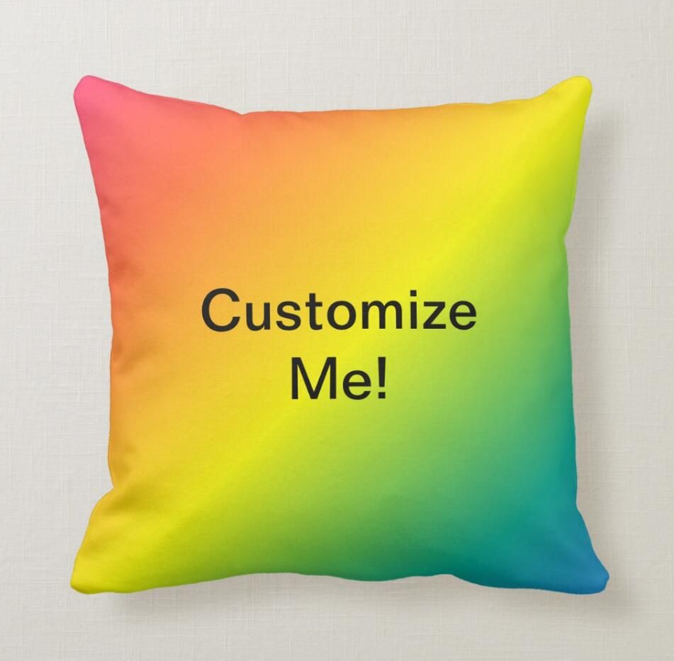 Pillow Case Create Your Own Custom Throw Pillow Case Car Cushion