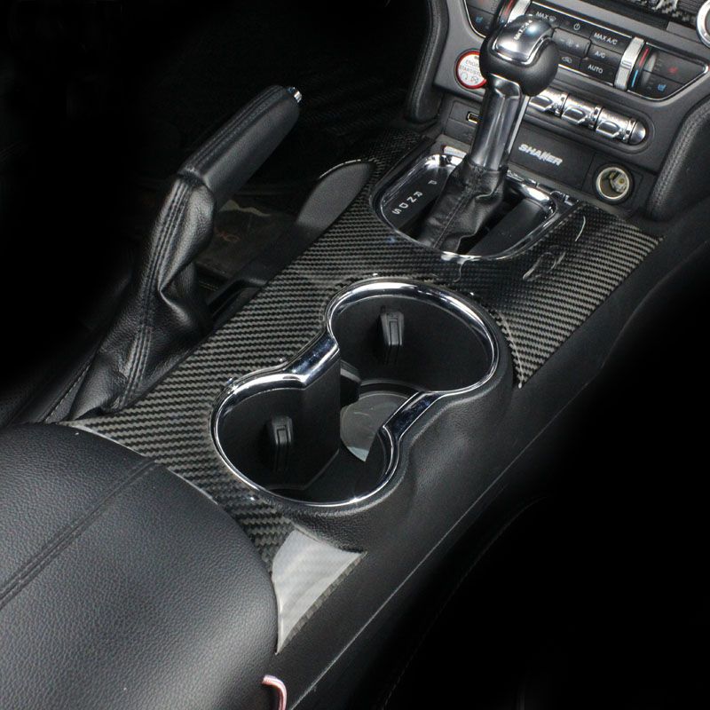 Car Styling Carbon Fiber Sticker For Ford Mustang Control Gear Shift Panel Cup Decorative Strip Cover Accessories From Lewis99, $4.98 | DHgate.Com