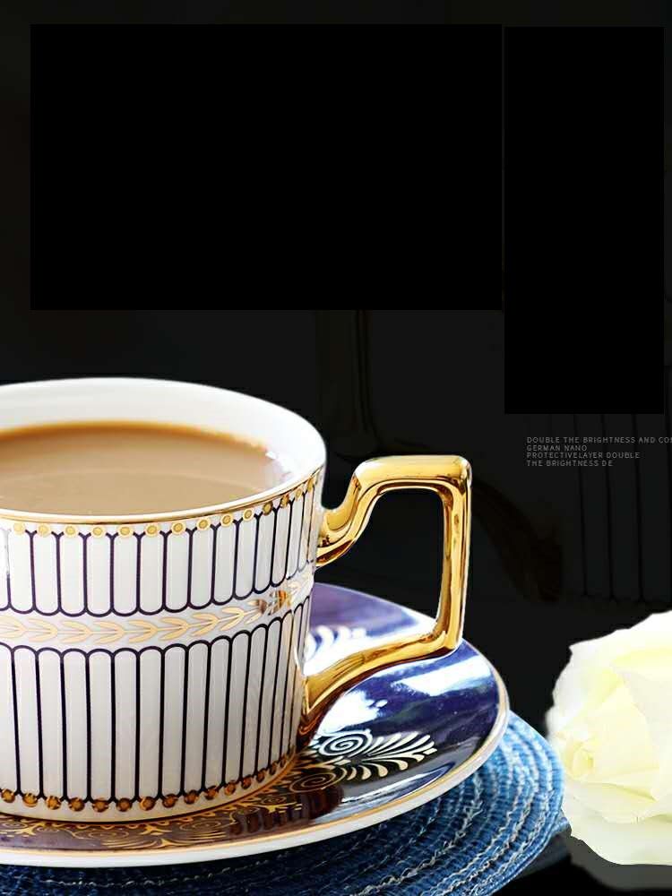 té de la tarde Conjunto de tazas de café europeo de lujo té de la tarde Conjunto de tazas de café europeo de lujo