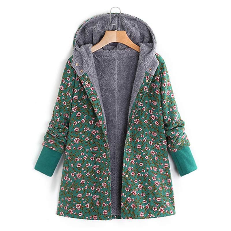 women's plus size fleece coats