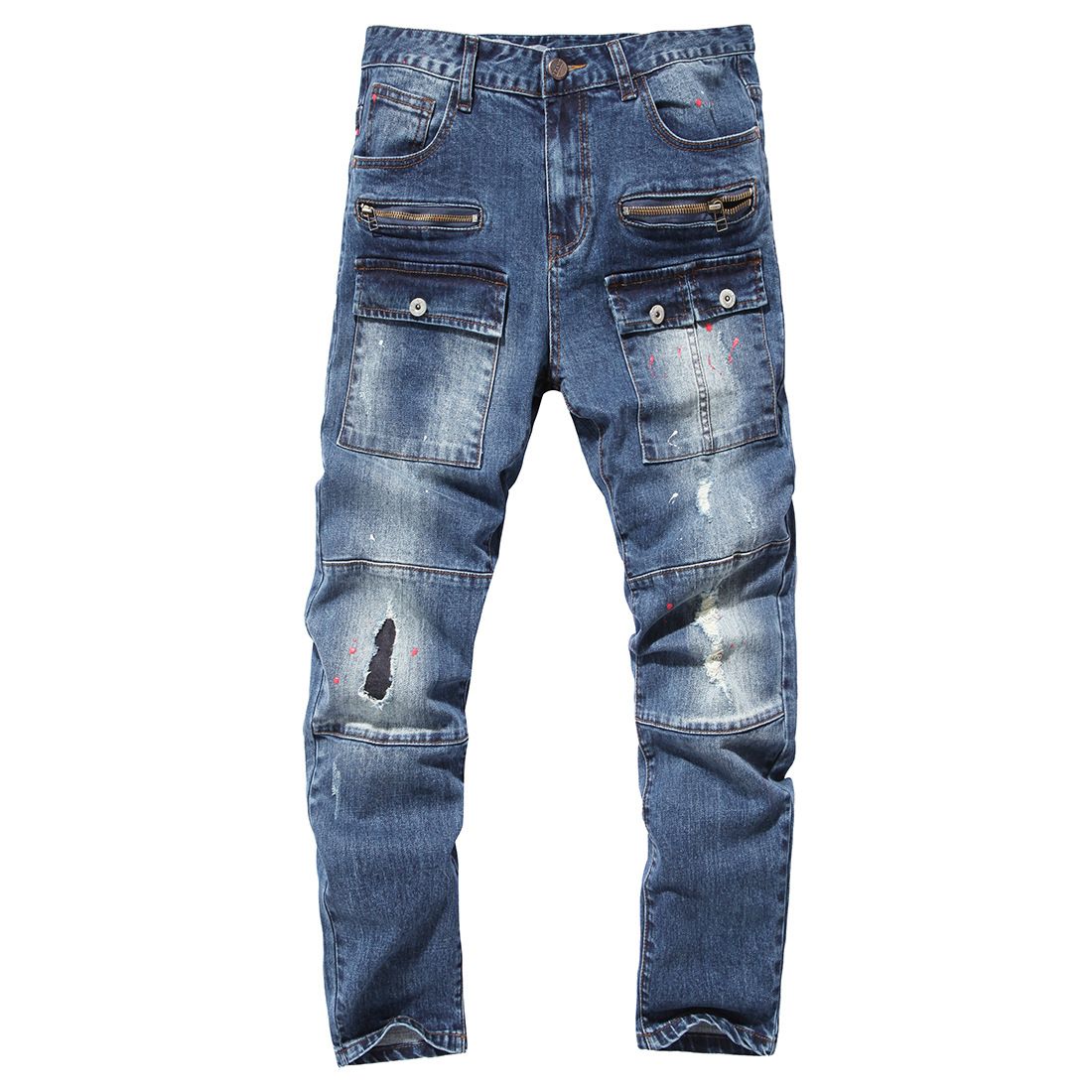 Compra Jeans Baratos Hombre Primavera Autumn Homme Biker Skinny Jeans  Hombres Alta Calidad Hombre Agujero Pantalones Denim Pantalones Masculinos  Motocicleta Diseñador De Moda Azul Barato | Entrega Rápida Y Calidad |  Es.Dhgate
