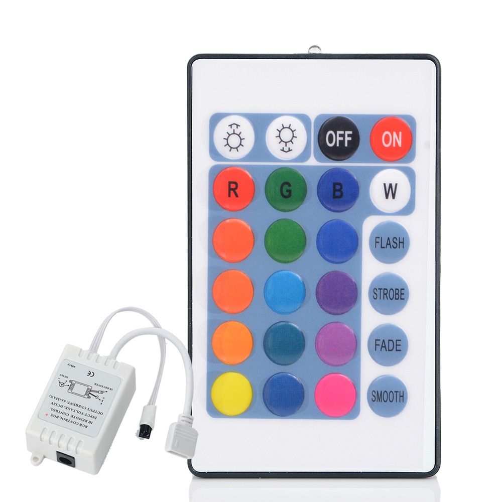 2020 HML 12V 24Key RGB Led Remote Control For LED Light Strip From