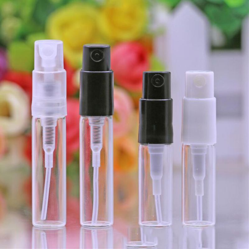 2ml 3ml Mini Sample Perfume Glass Vials Travel Empty Spray Atomizer