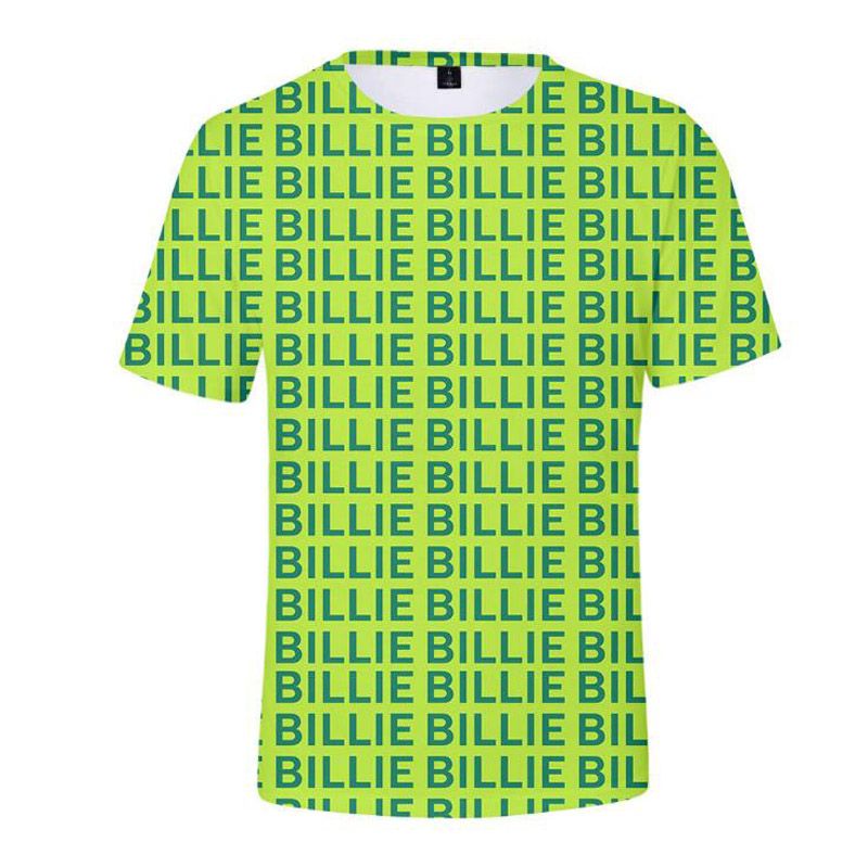 2020 Mens Tshirts Summer Fashion Billie Eilish 3d T Shirt Letter Print Harajuku Style Funny T Shirt Hoodies Pants Neon Green Outfit From Zhouzhaoyu 9 23 Dhgate Com