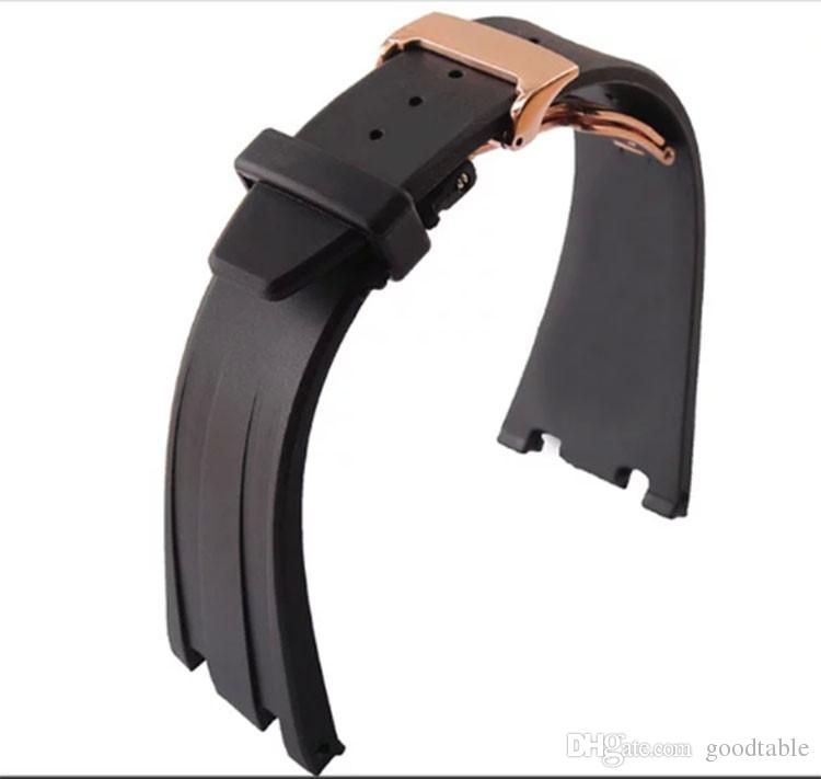 Nieuwe Horlogeband Rubber Horloge Riem Mannen Horloges Luxe Accessoires