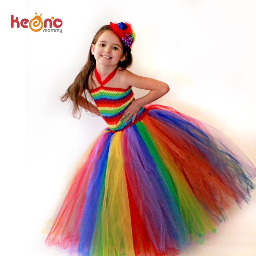 rainbow dress kids