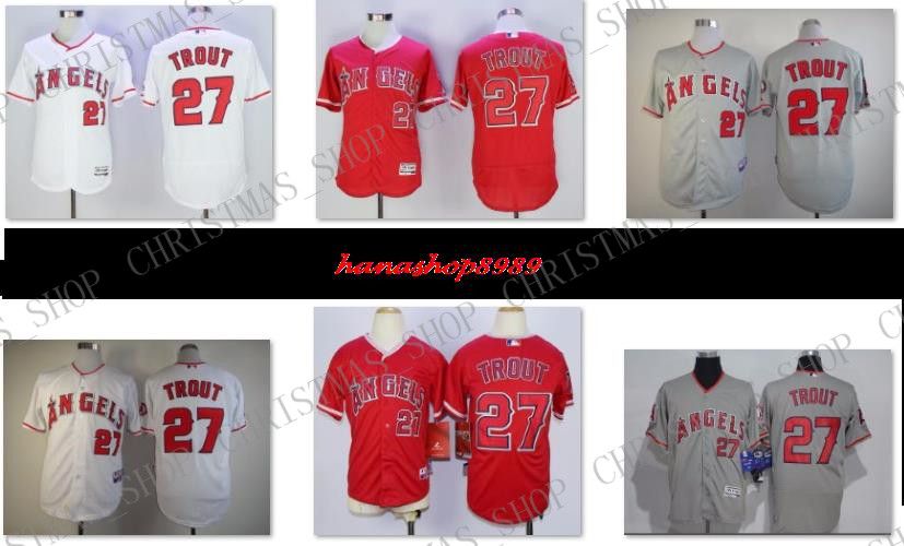 mike trout jersey gray