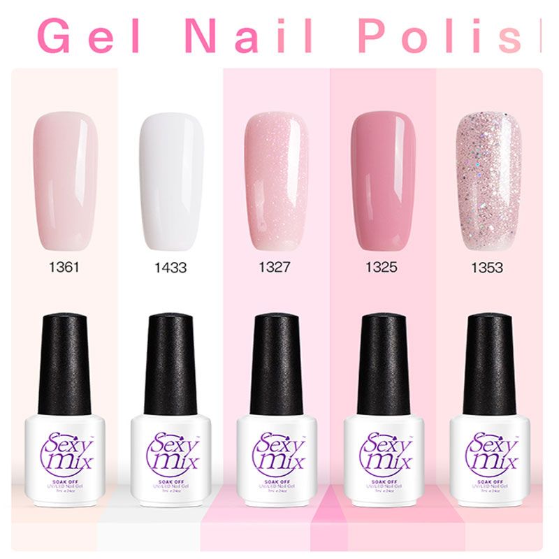 Acheter Ensemble Sexy Melange Rose Couleurs Uv Vernis A Ongles