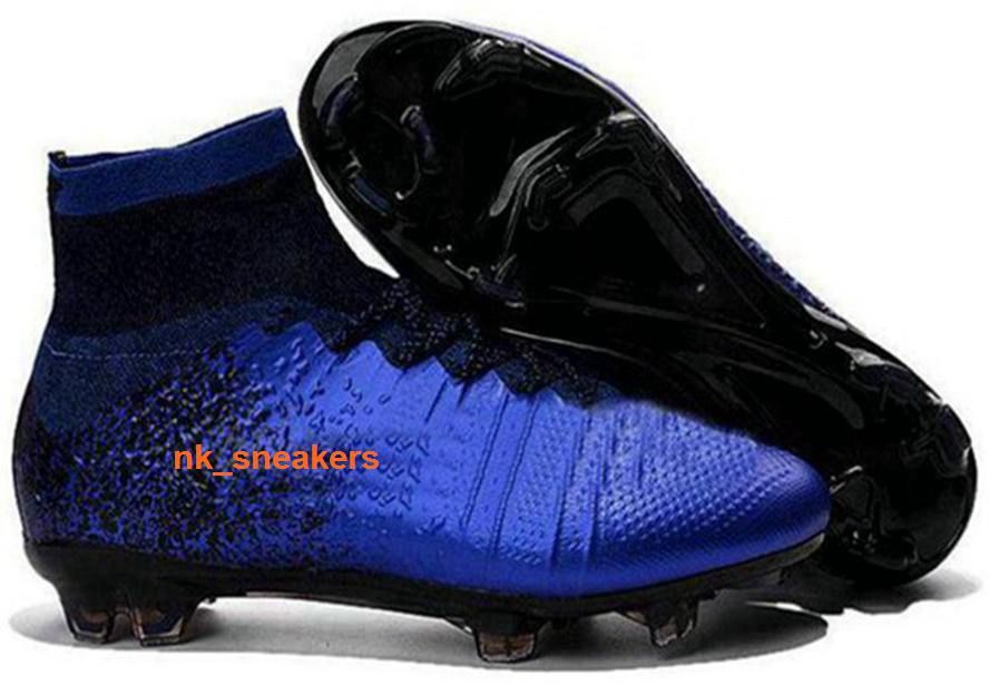 blue cr7 boots
