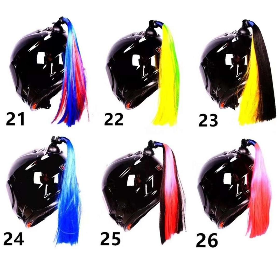ponytail bike helmet