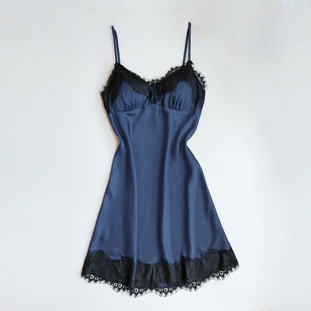blue nighty dress