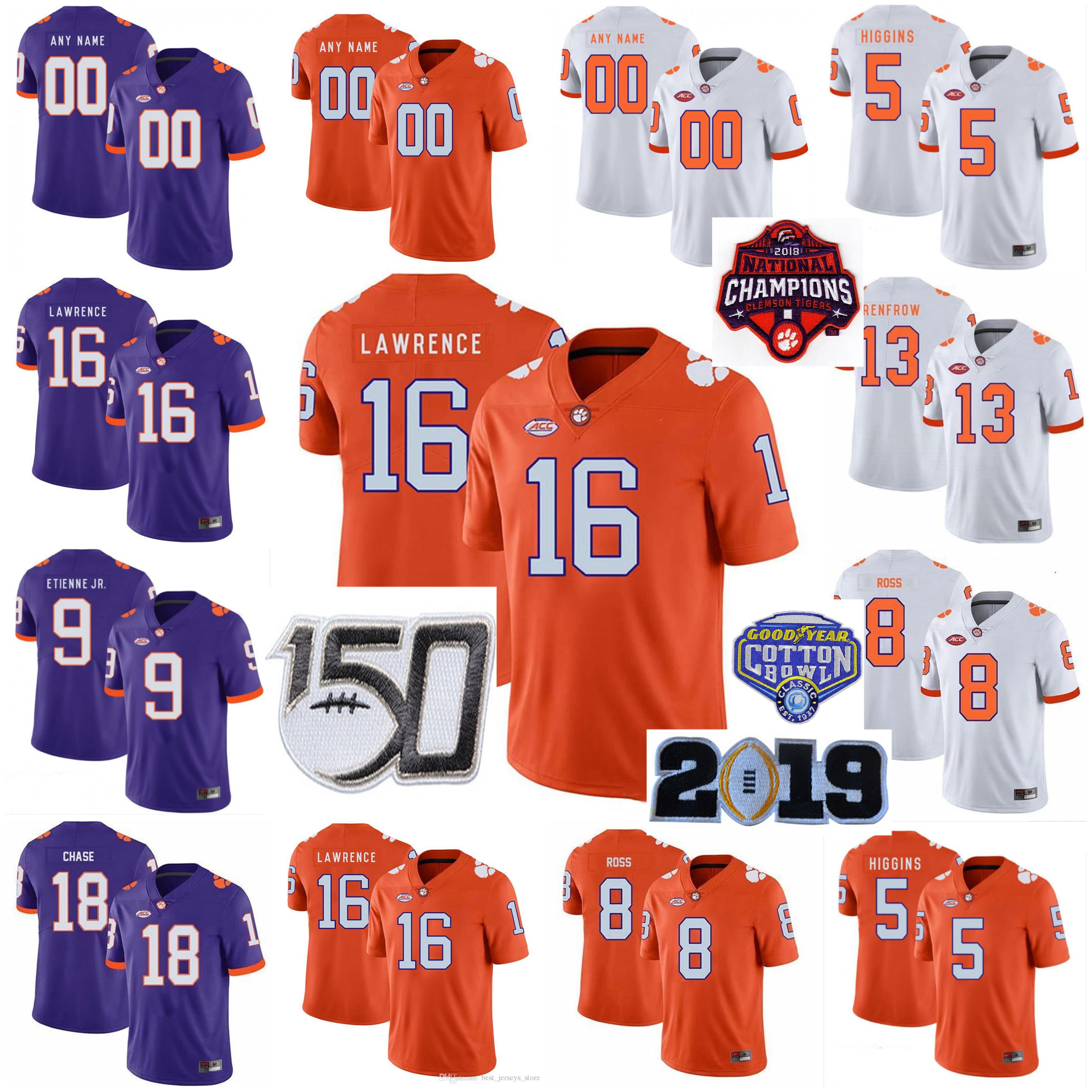 2020 Clemson Tigers Football Jerseys 