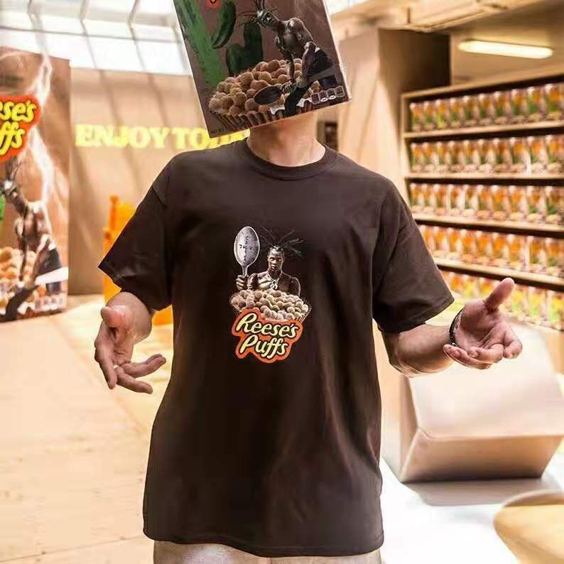 reese's puff travis scott shirt