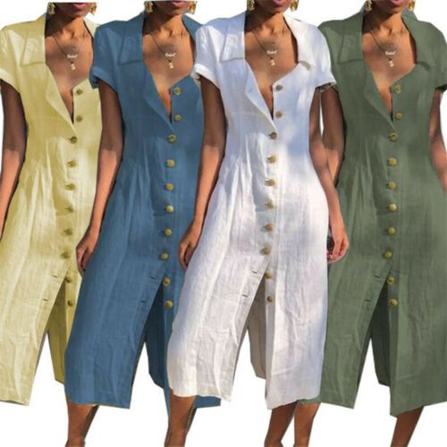 Camisa longa feminina vestido Clearance