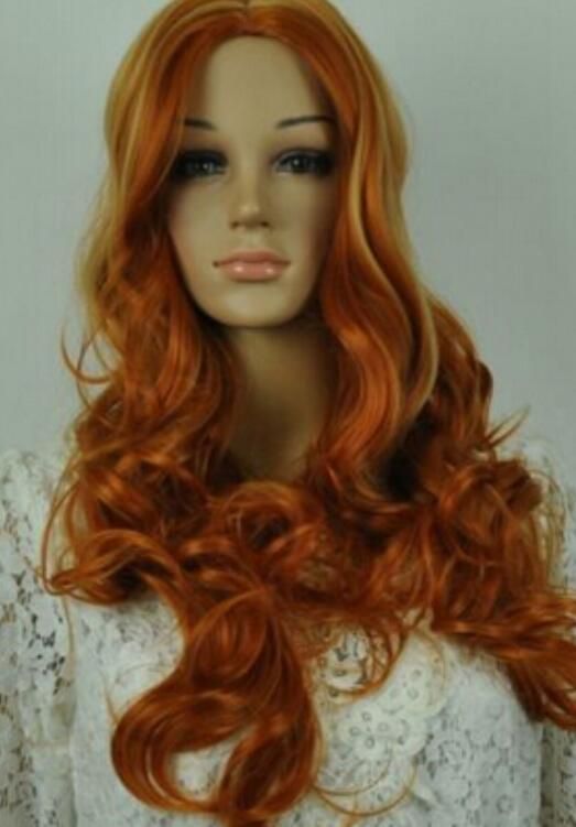 dark orange wig