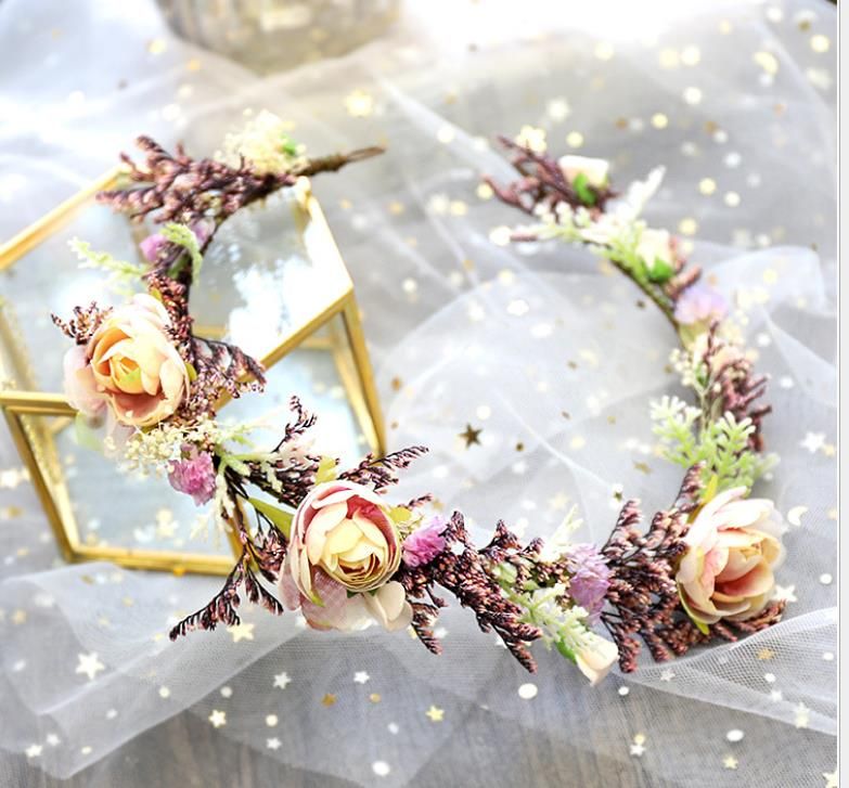 Bridal Wreath Tiara Fresh Wedding Hair Accessories Bridesmaid