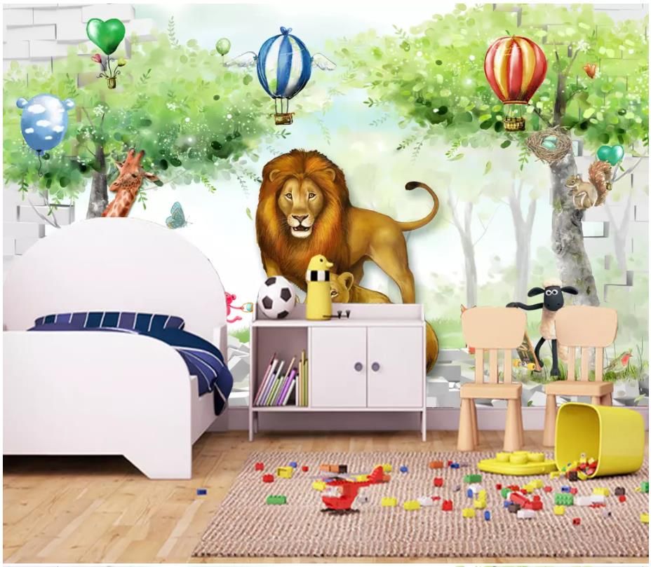 Customized 3d Murals Wallpapers Home Decor Photo Wall Paper Animal