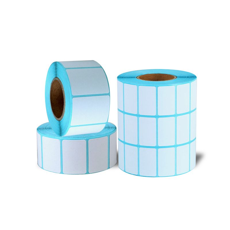 Price Round Blank Tag Adhesive Paper Waterproof Thermal Sticker Package Label