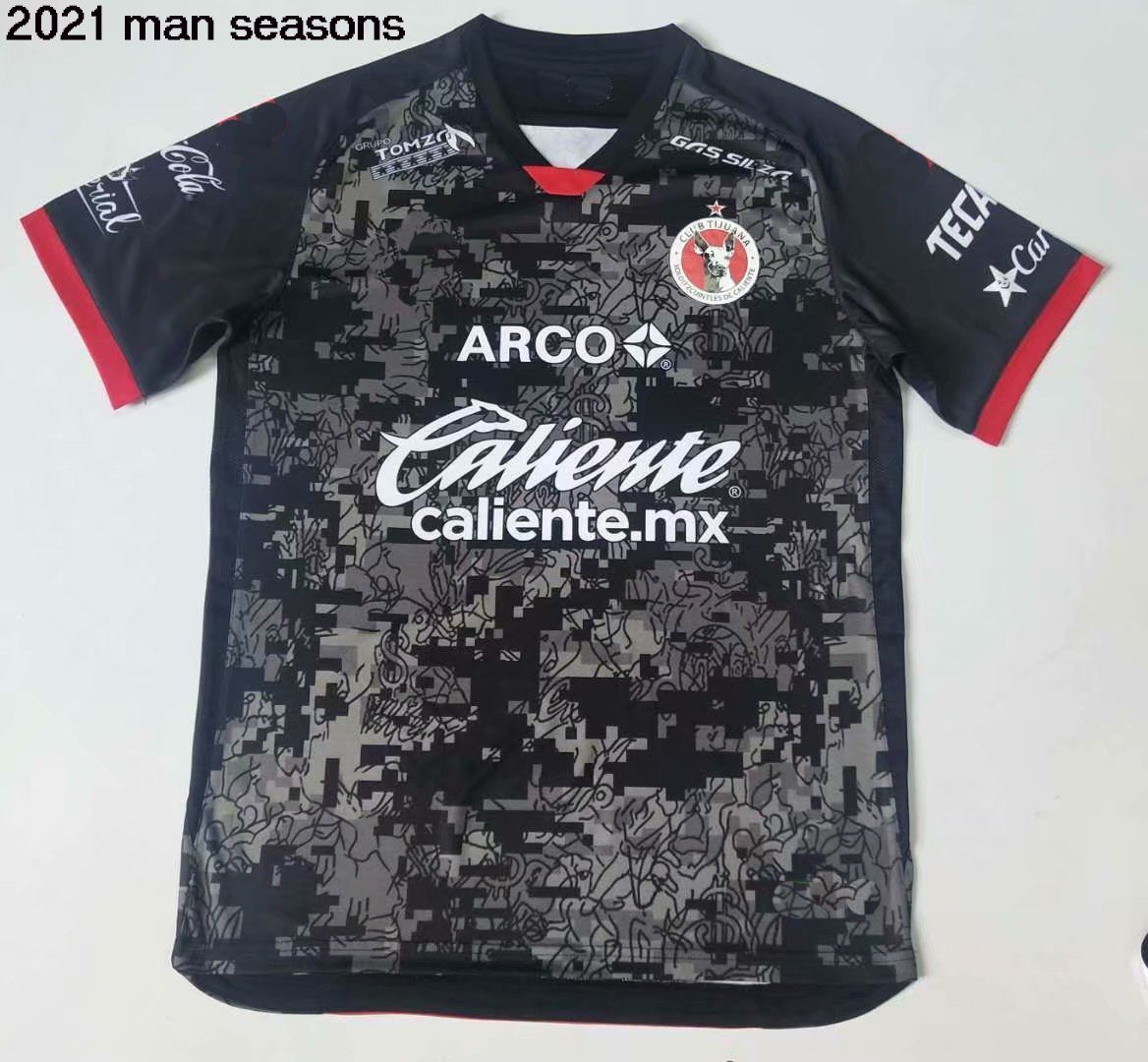 21 Xolos Club Tijuana Soccer Jersey Home Away 21 Sanvezzo Camisetas Mexico Liga Mx Man Football Shirt Thailand