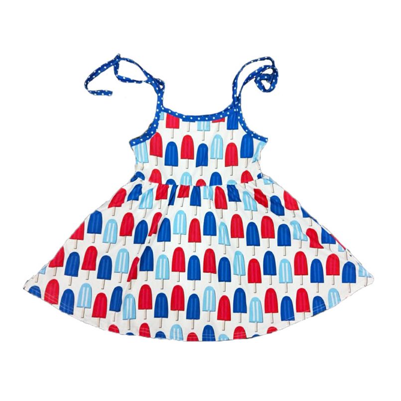little girl suspender dress