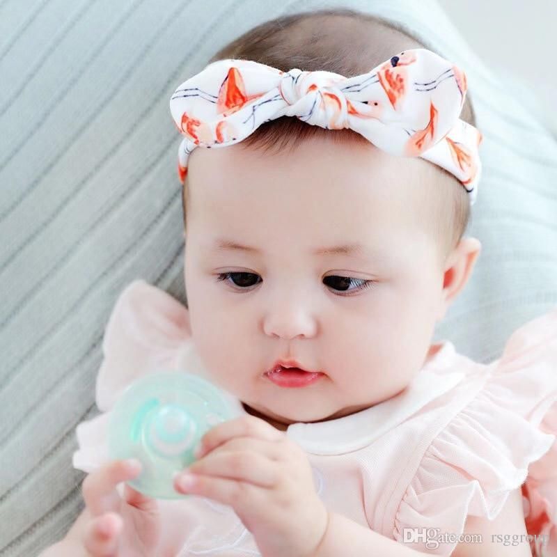 polka dot baby headband