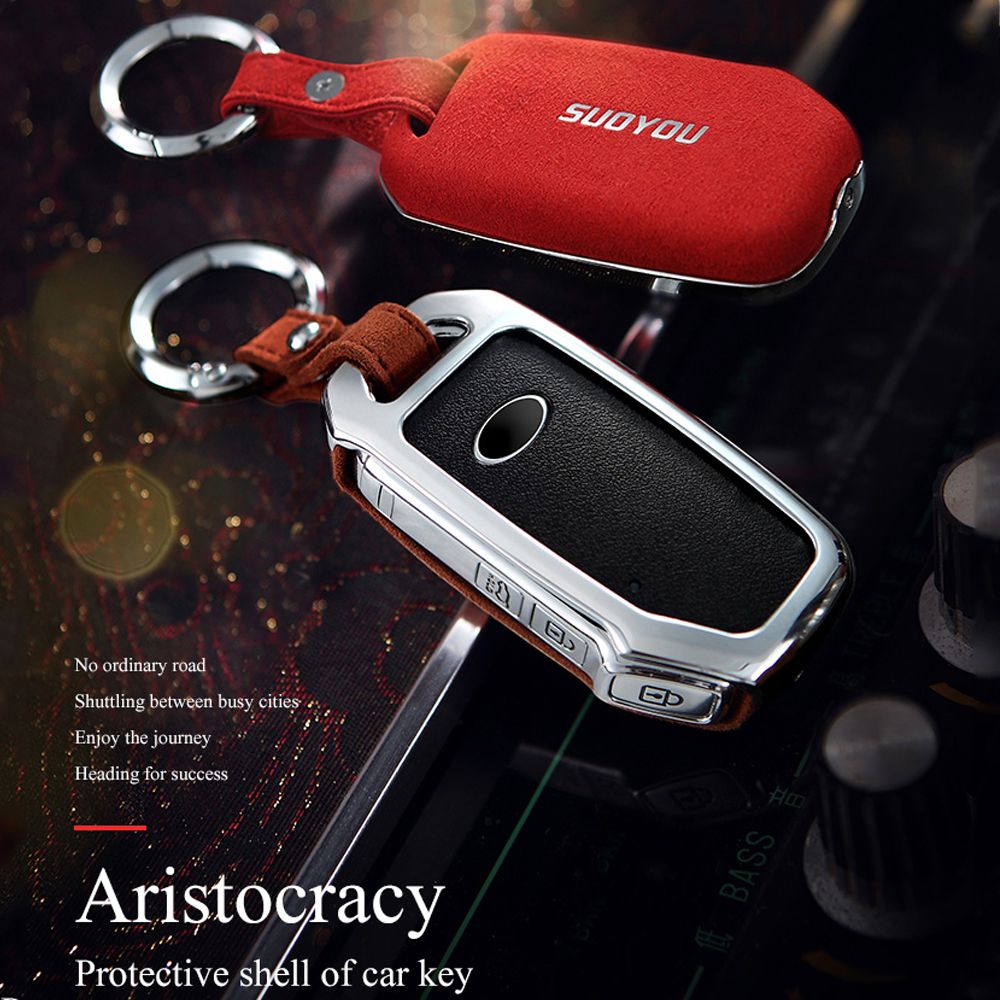 For Rolls-Royce wraith Car Leather Smart Key case Remote Entry Fob Case Cover
