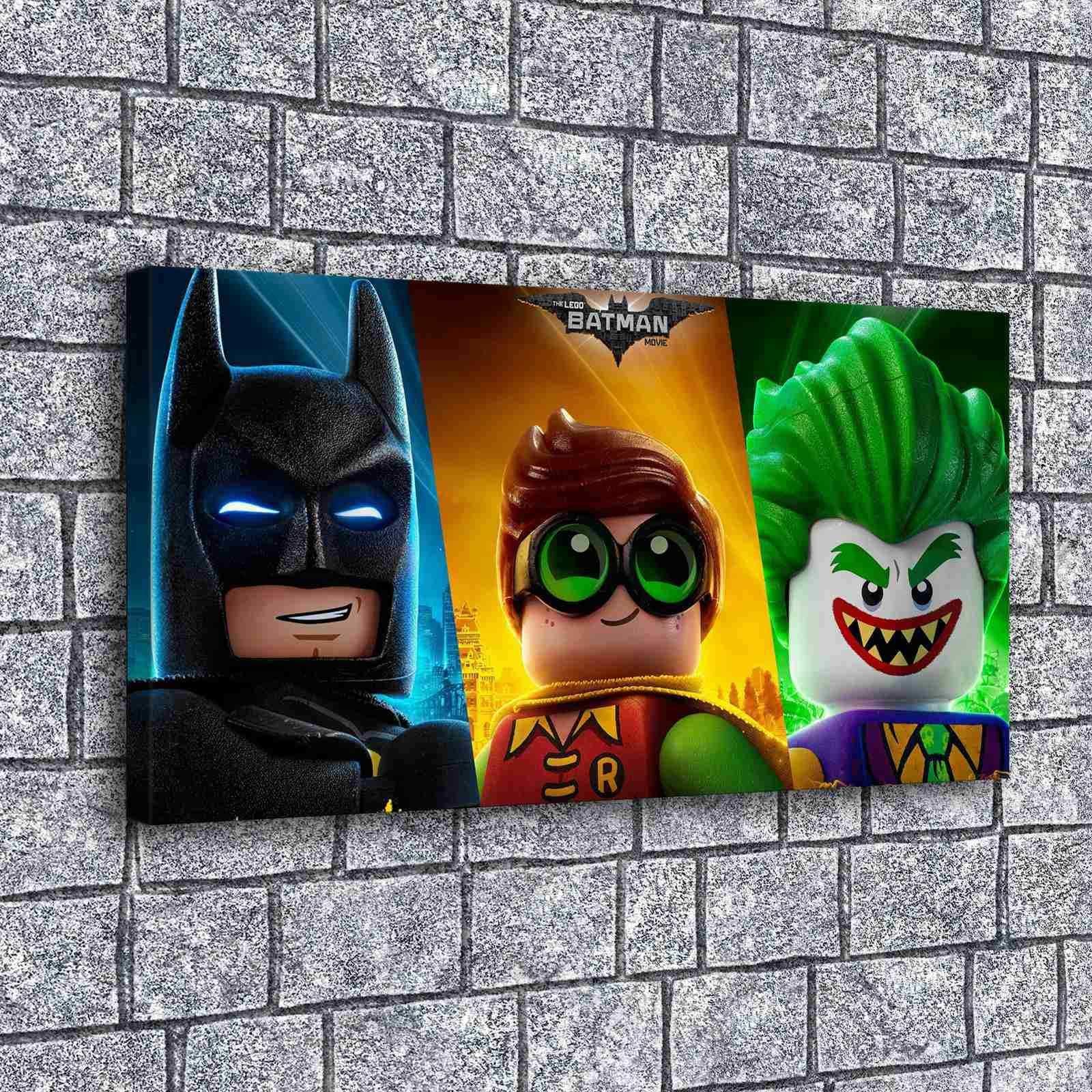 Satin Al Batman Robin Joker Ev Dekorasyonu Hd Baskili Modern