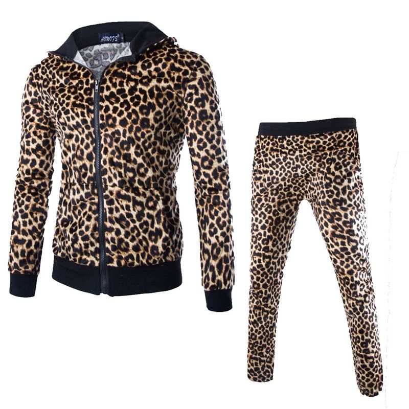 leopard print tracksuit mens