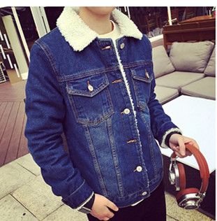 New Hot Casual Mens Winter Thick Warm Denim Jacket Hoodie Turtleneck Men Long Sleeves Sweaters Slim Fit Hoodie Men BLue Size S 5XL Blue Jacket Hockey