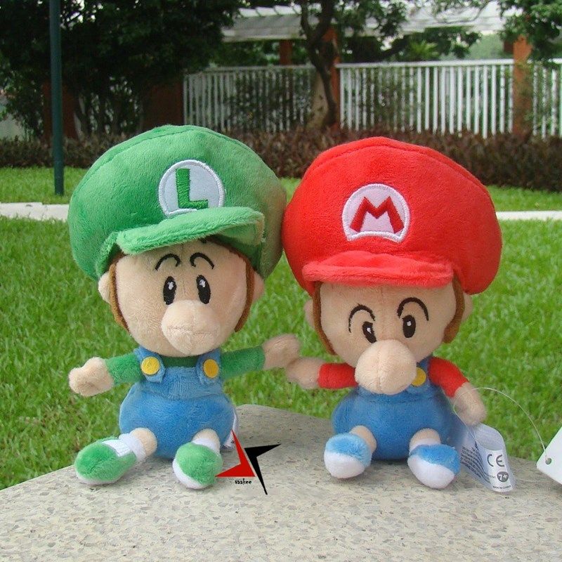 baby mario and luigi plush