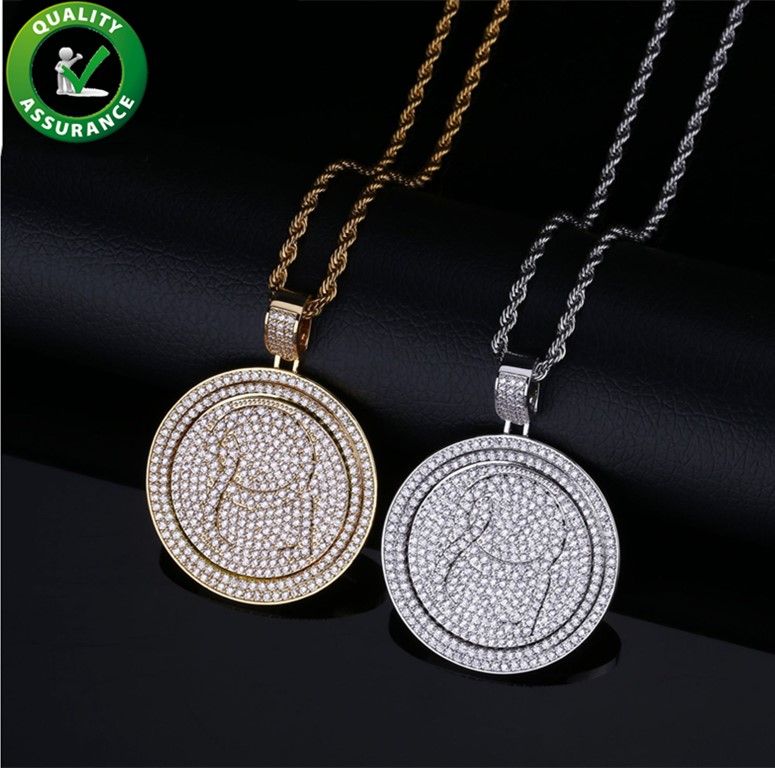 Pendant Mens Gold Chain Rapper Migos XO 