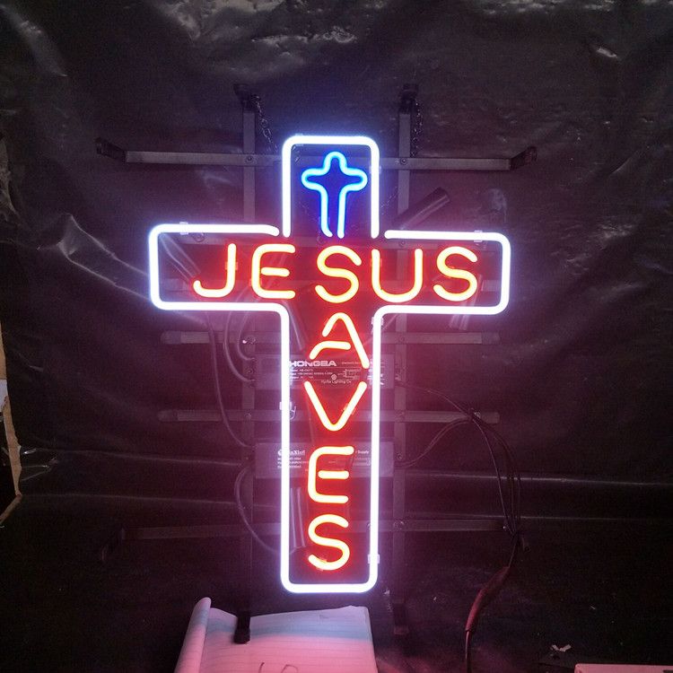 2020 Jesus Saves Neon Sign Light Advertising Bar Entertainment Club Decoration Art Display Glass Lamp Metal Frame 17 24 3040 From Neonlampshop 182 22 Dhgate Com And they went and told it to the rest, but they did not believe them either (mark 16:13). 2020 jesus saves neon sign light