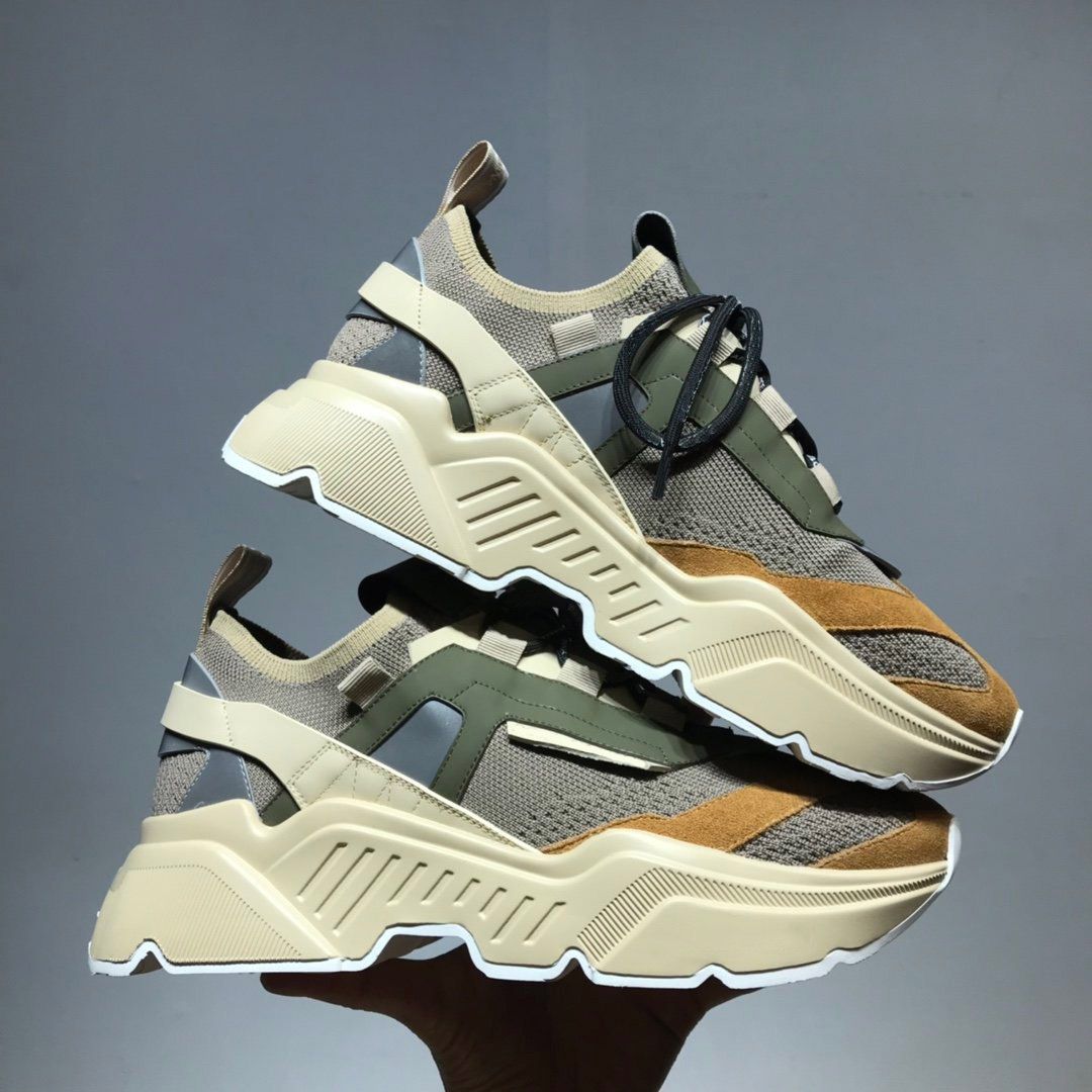 Sneakers | Sneakers Daymaster en matières mélangées Multicolore | Dolce \u0026 Gabbana  Homme • KHARVEYLEP